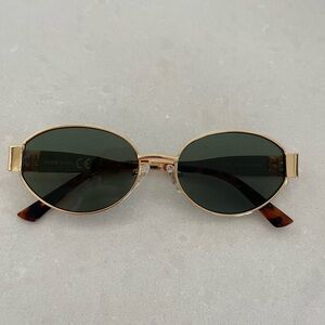 Gold Oval Sunglasses NWT’s